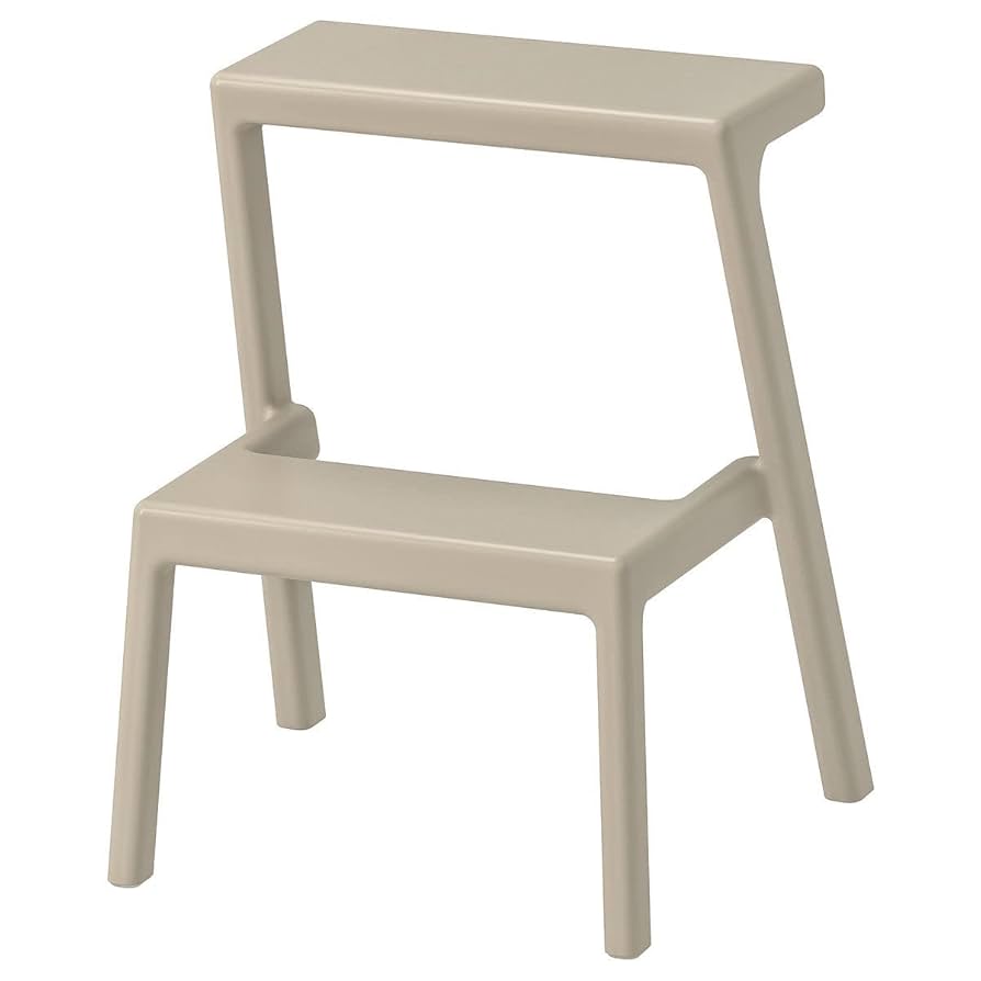 Ikea MÄSTERBY step stool 43x40x50 cm beige : Amazon.co.uk